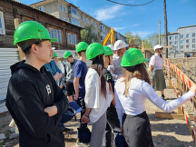 СРО отвела выпускников профориентационного проекта на стройплощадки